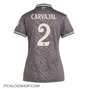 Real Madrid Daniel Carvajal #2 Terza Maglia Femmina 2024-25 Manica Corta